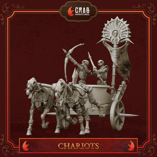 Skeleton Chariots by Crab Miniatures