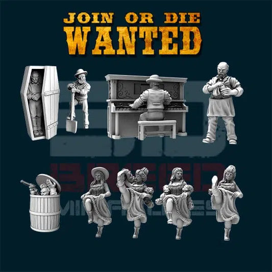 Civilians by 3d Breed Miniatures
