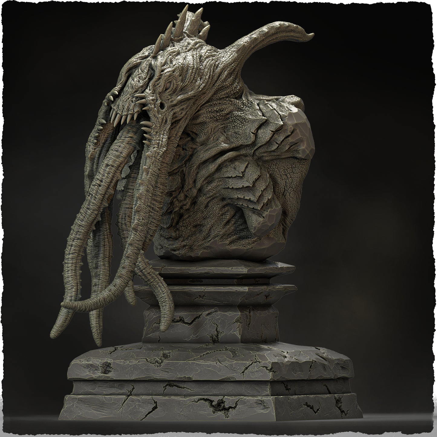 Cthulhu Awakens Bust by Evox Arts