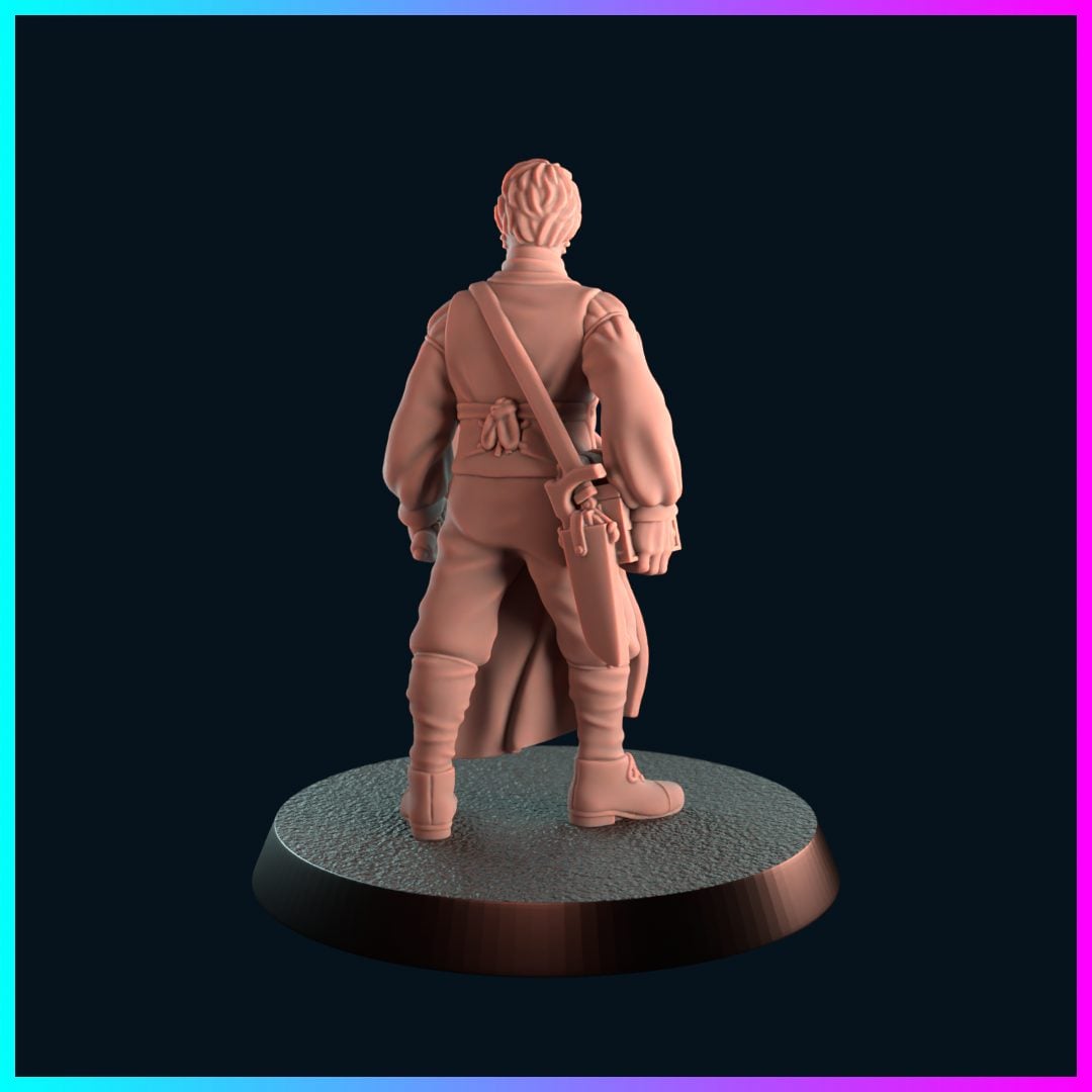 Napoleonic Dread Royal Navy Doctor by koolkiwi Miniatures