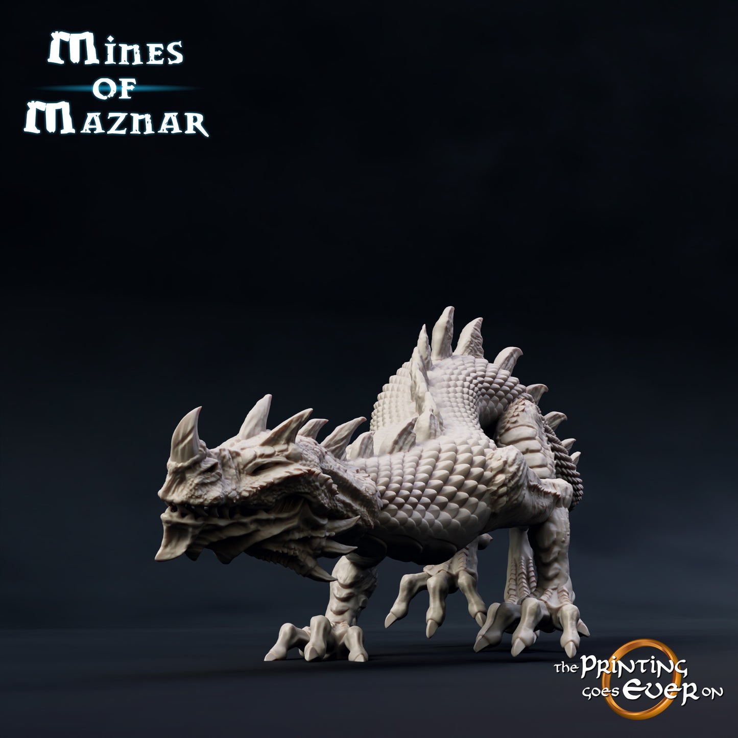 Drakelings at the Mines of Maznar by The Printing Goes Ever On