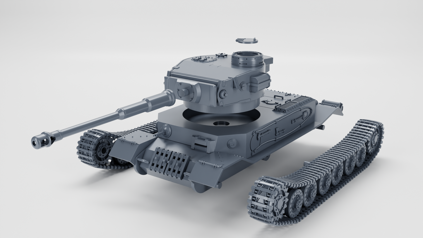 Tiger I  - Porsche Tiger - VK 45.01(P) by Wargame3D