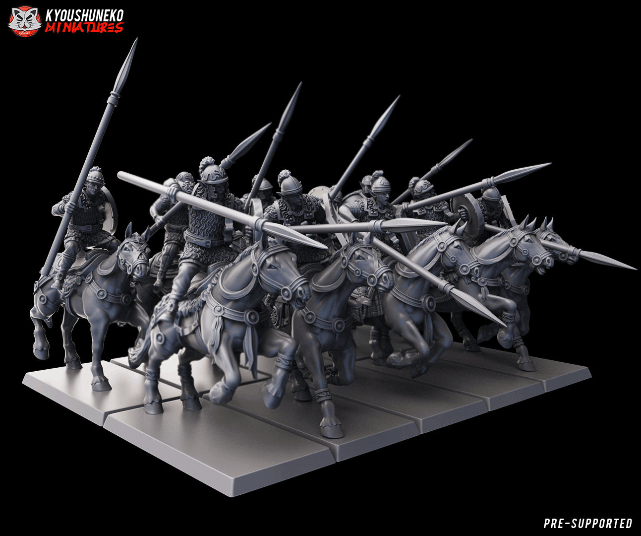 Gaelic Wood Forrest Riders by Kyoushuneko Miniatures