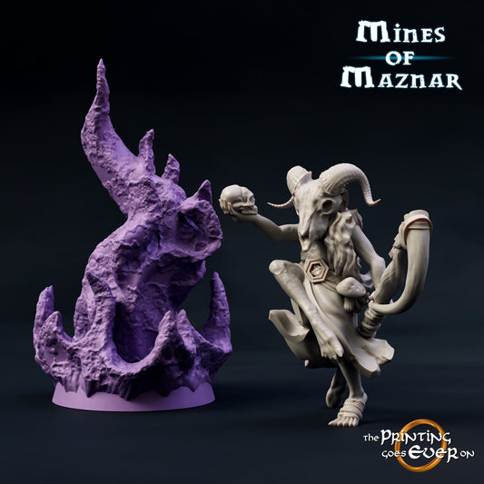 Goblin Shaman of the Mines of Maznar by The Printing Goes Ever On