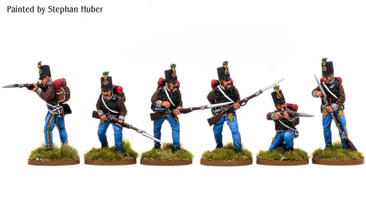 Austrian Grenz Infantry Skirmishing (1800 - 1815) by Piano Wargames