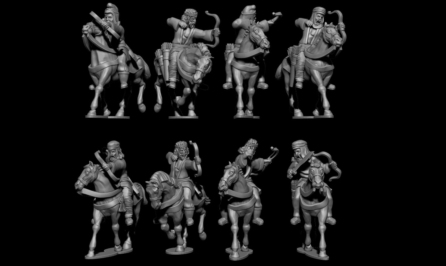 Scythian/Parthian Mounted Archers by Scropha Miniatures