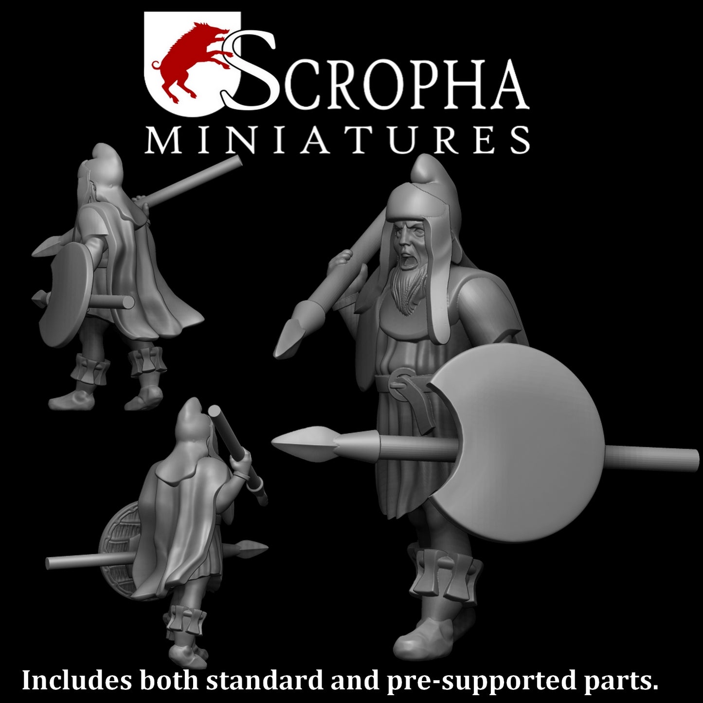 Thracian Javelinmen by Scropha Miniatures