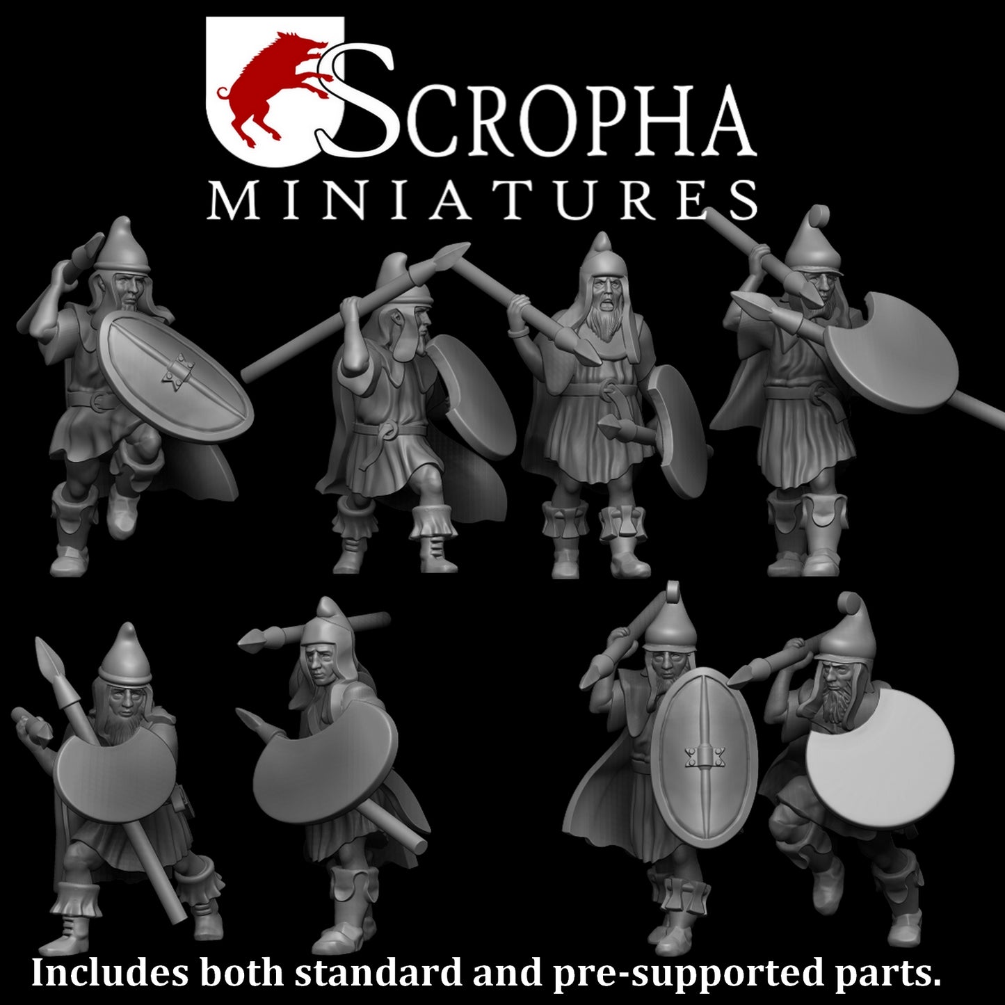 Thracian Javelinmen by Scropha Miniatures