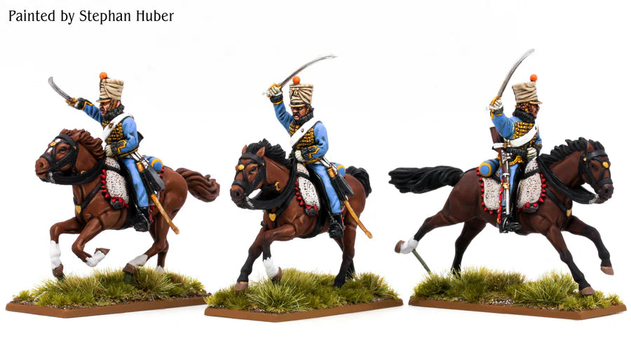 French Hussars wearing pelisse (1807-1814) by Piano Wargames