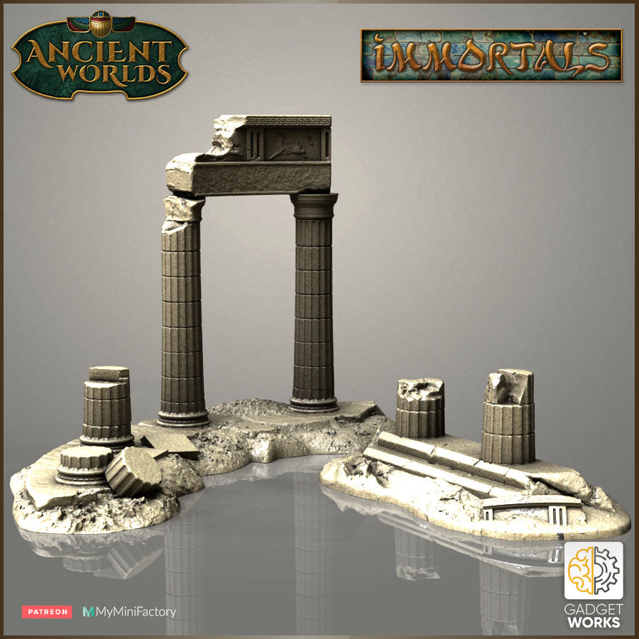 Greek Ruins Scatter Terrain by Gadgetworks