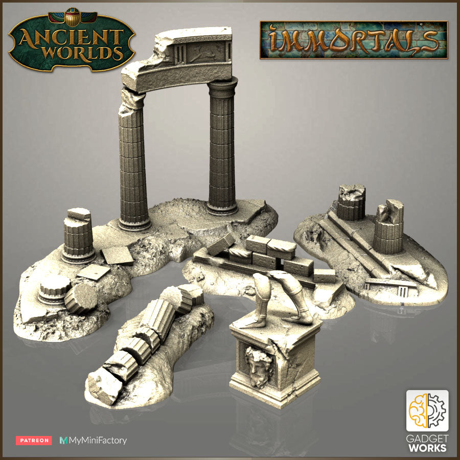 Greek Ruins Scatter Terrain by Gadgetworks