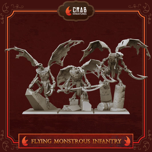 Monstrous Flying Infantry by Crab Miniatures