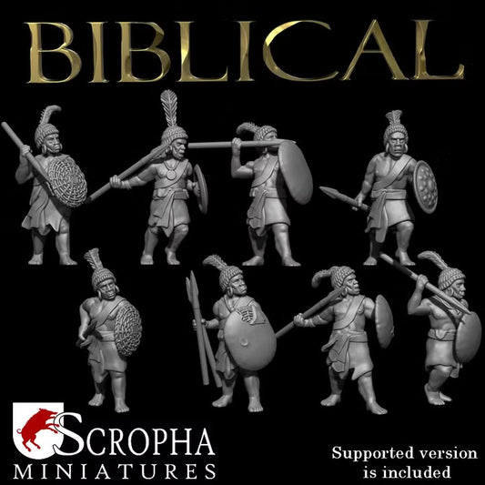 Nubian javelinmens  by Scropha Miniatures