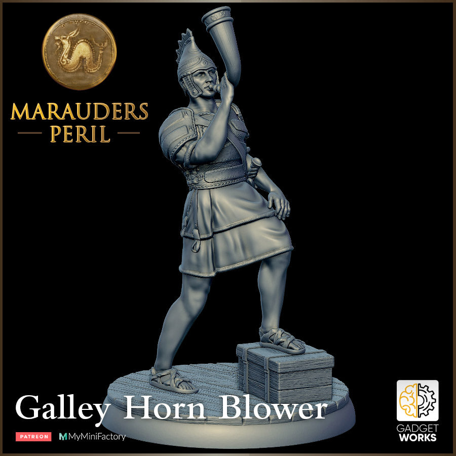 Mycenaean Raider Trumpeter by Gadgetworks