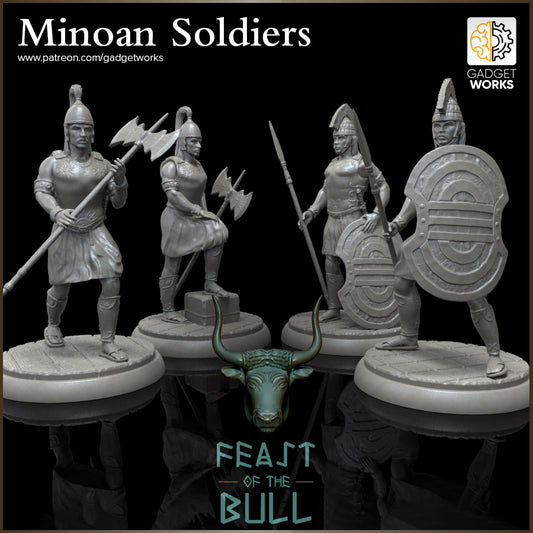 Minoan/Mycenaean Soldiers by Gadgetworks