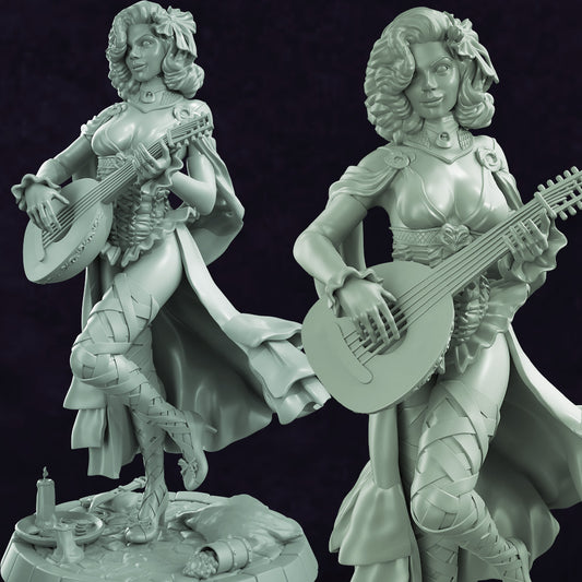 Grogella the Bard by Hold My Miniatures