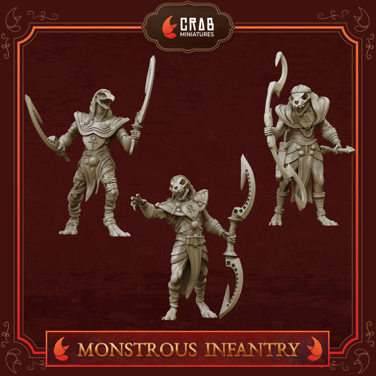 Monstrous Infantry by Crab Miniatures