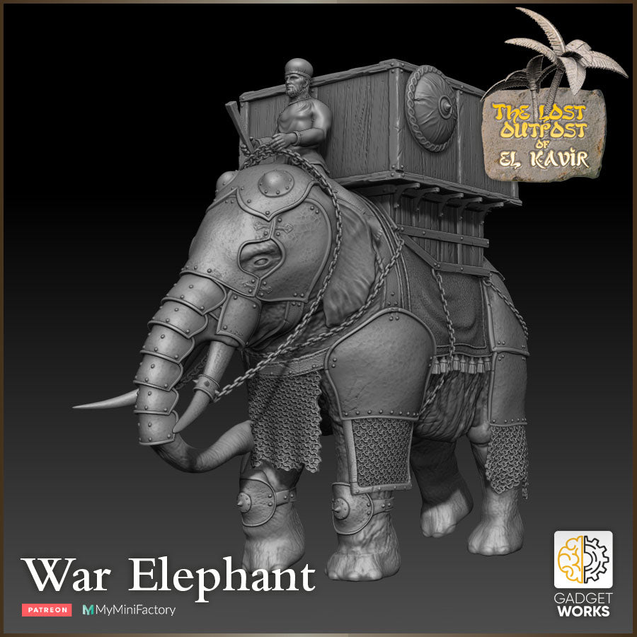 Sassanids Elephant by Gadgetworks