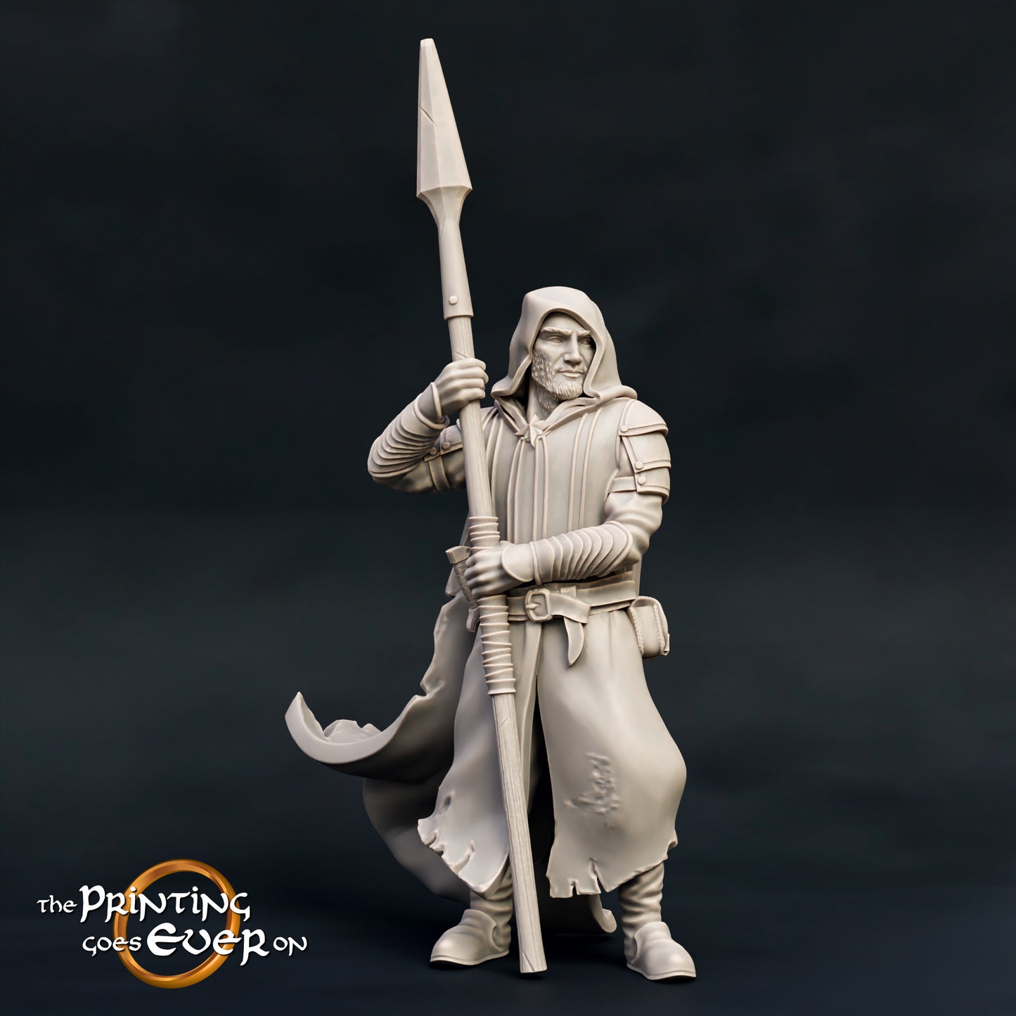 Ashen Ranger with Spears by The Printing Goes Ever On