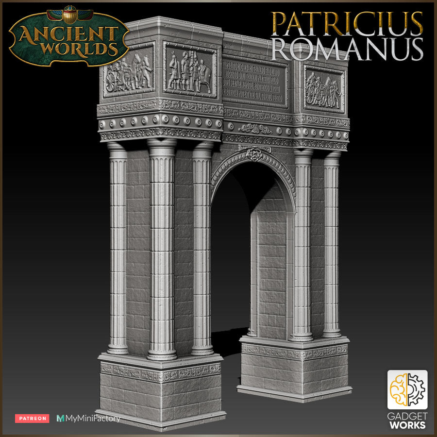 Roman Triumphal Arch by Gadgetworks