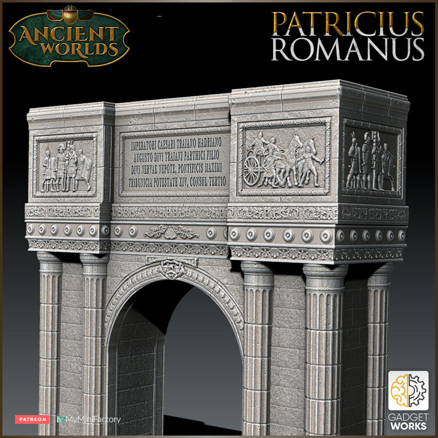 Roman Triumphal Arch by Gadgetworks