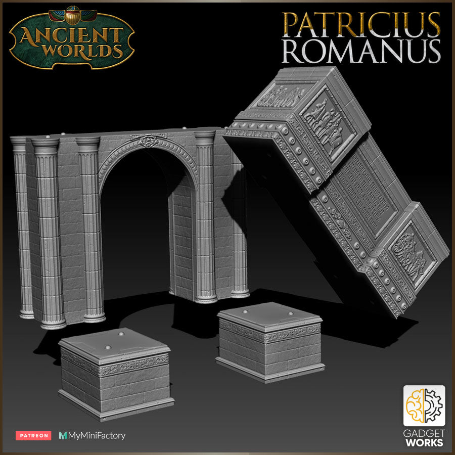 Roman Triumphal Arch by Gadgetworks