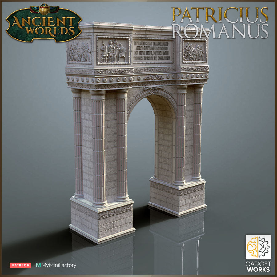 Roman Triumphal Arch by Gadgetworks