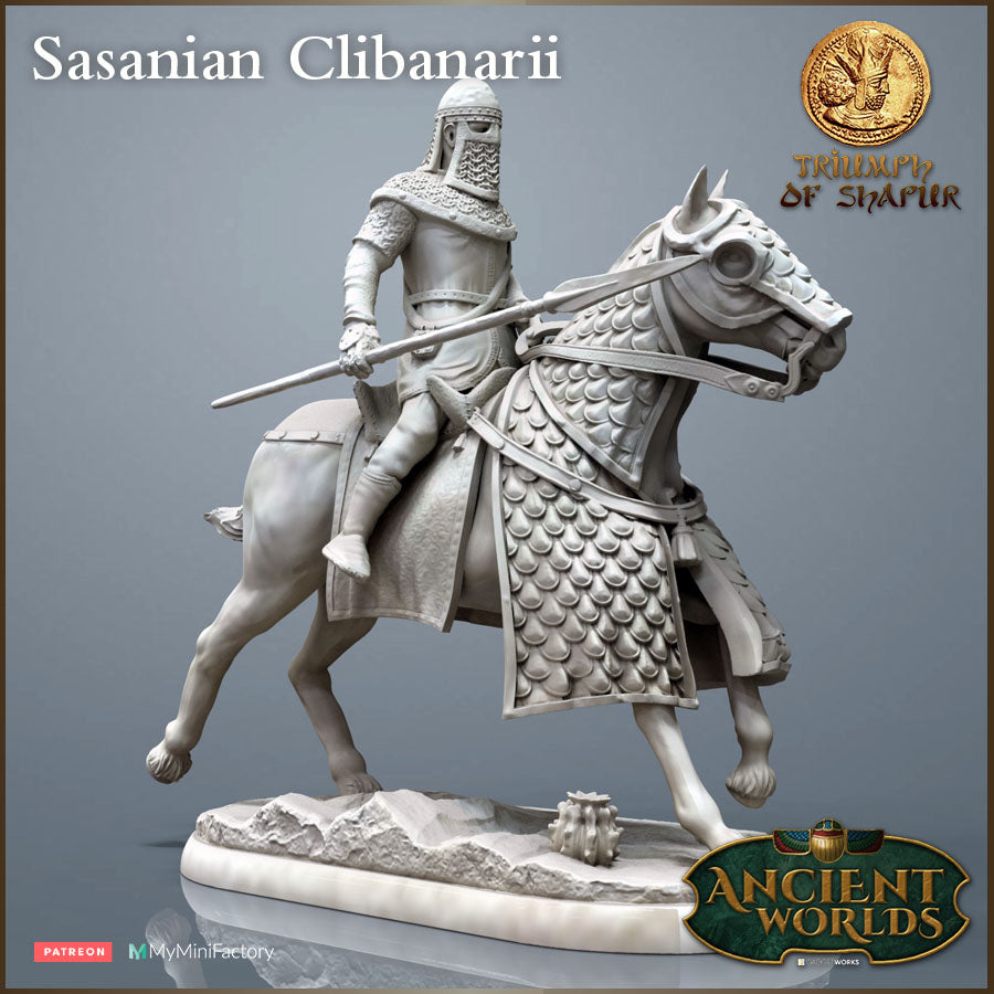 Sassanids  Clibanarii by Gadgetworks