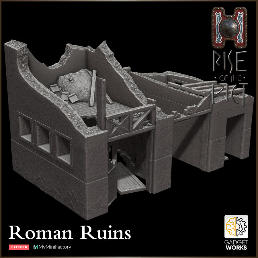 Roman Ruined Farm Building/Warehouse by Gadgetworks