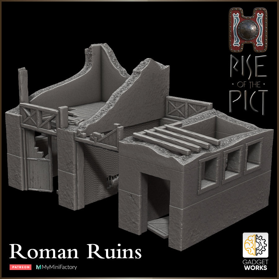 Roman Ruined Farm Building/Warehouse by Gadgetworks