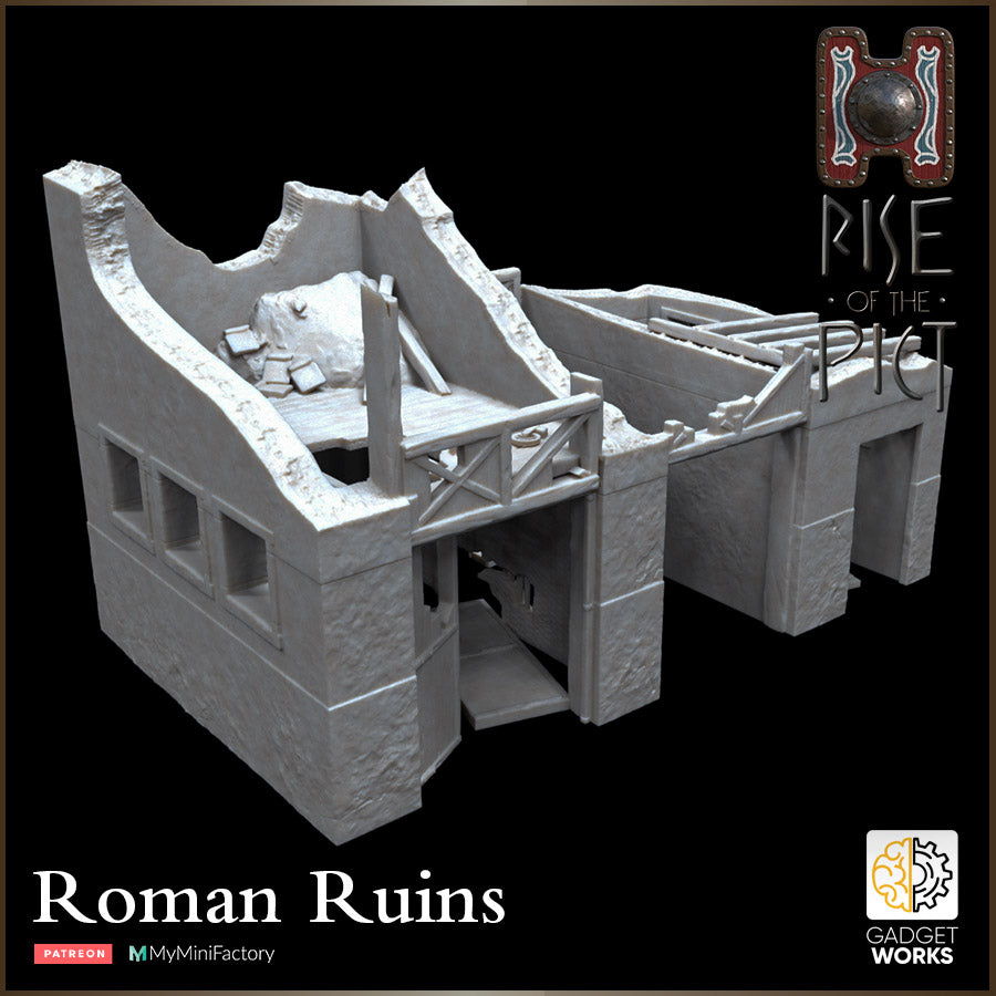 Roman Ruined Farm Building/Warehouse by Gadgetworks