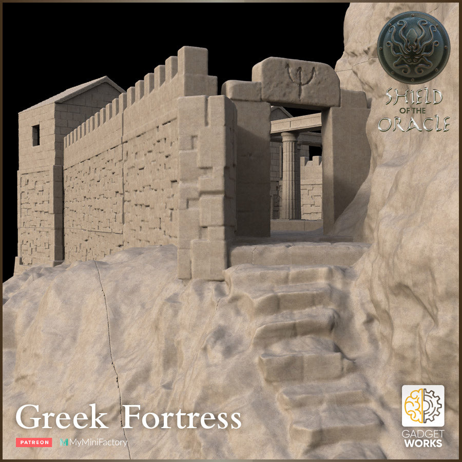 Greek Fortress by Gadgetworks