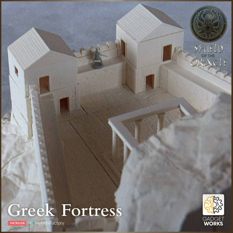 Greek Fortress by Gadgetworks