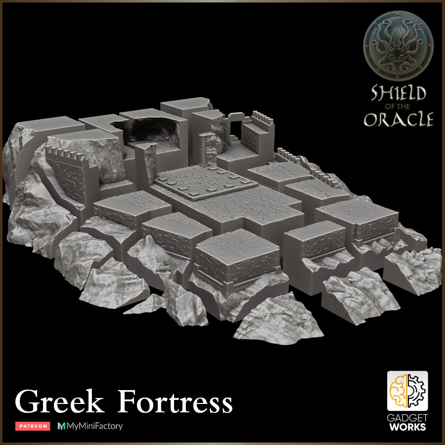 Greek Fortress by Gadgetworks