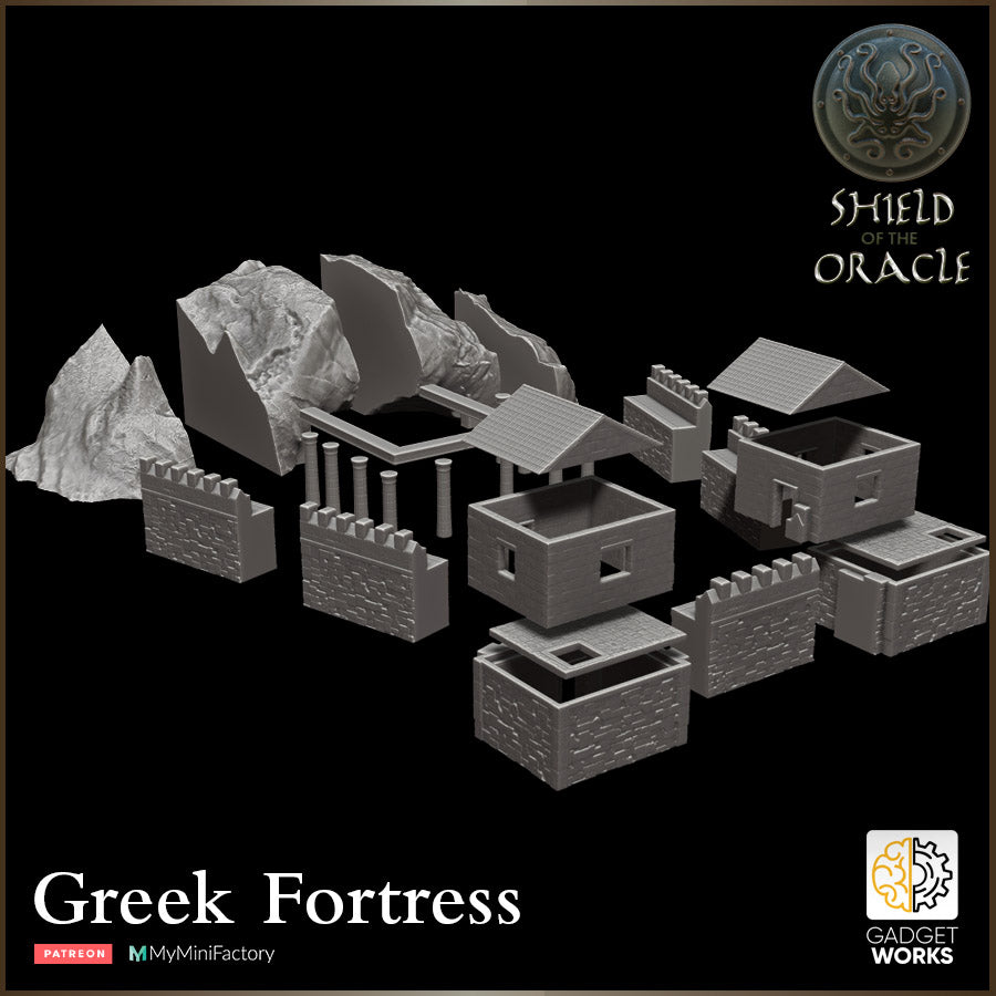 Greek Fortress by Gadgetworks