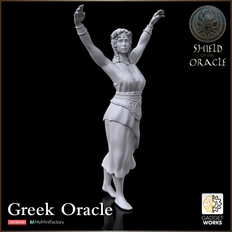 Greek Oracle with Brazier by Gadgetworks