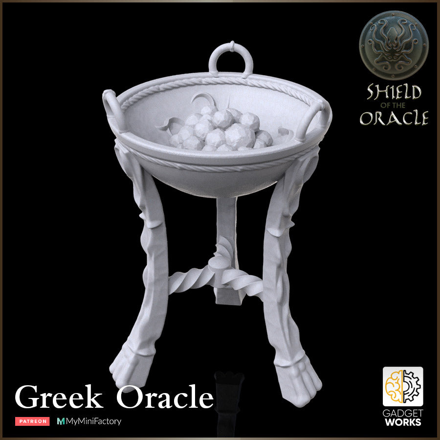 Greek Oracle with Brazier by Gadgetworks