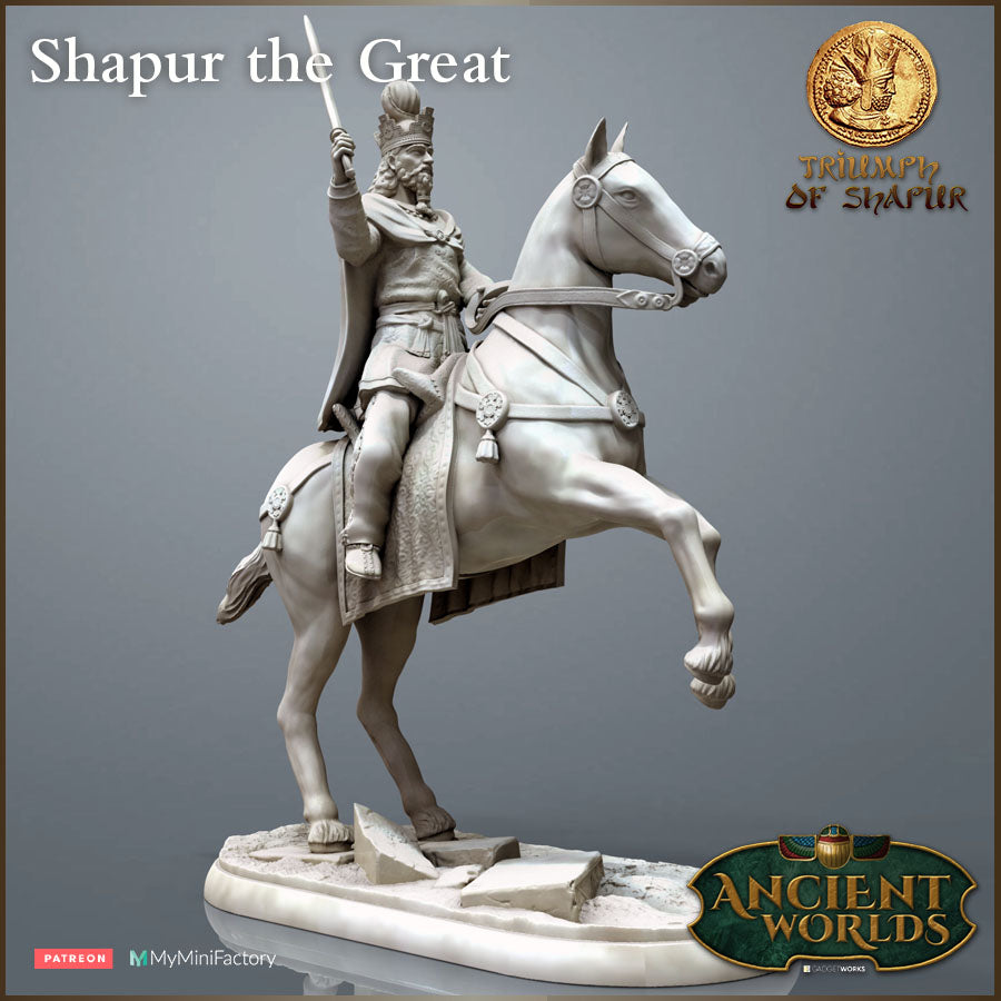 Shapur, King of the Sassanids, mounted by Gadgetworks