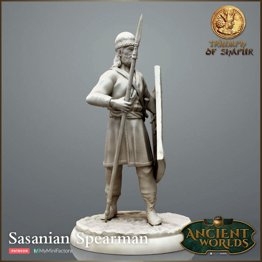 Sassanids Spearman Infantry by Gadgetworks