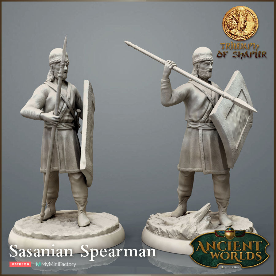 Sassanids Spearman Infantry by Gadgetworks