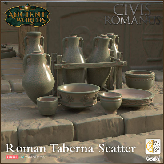 Roman Taberna Scatter Objects Gadgetworks Miniatures