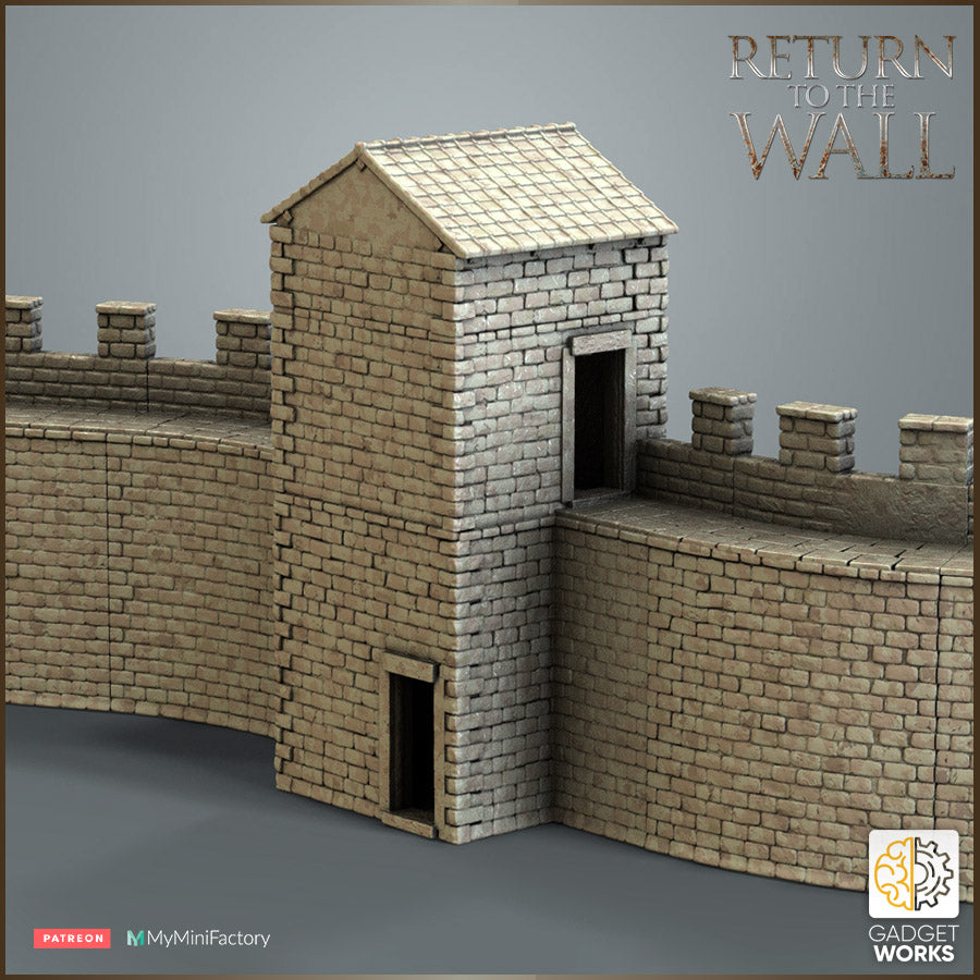 Roman Towers and Wall Segments by Gadgetworks