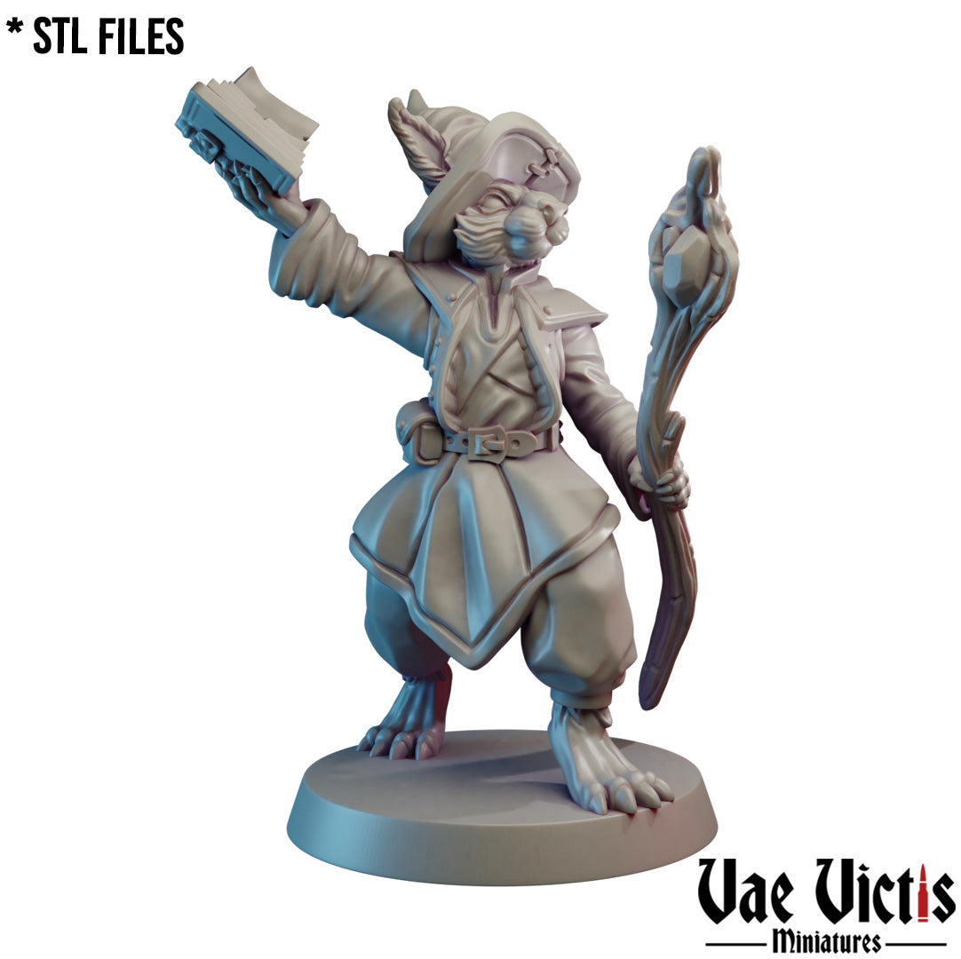 Rabbit Warrior and Mage by Vae Victis Miniatures