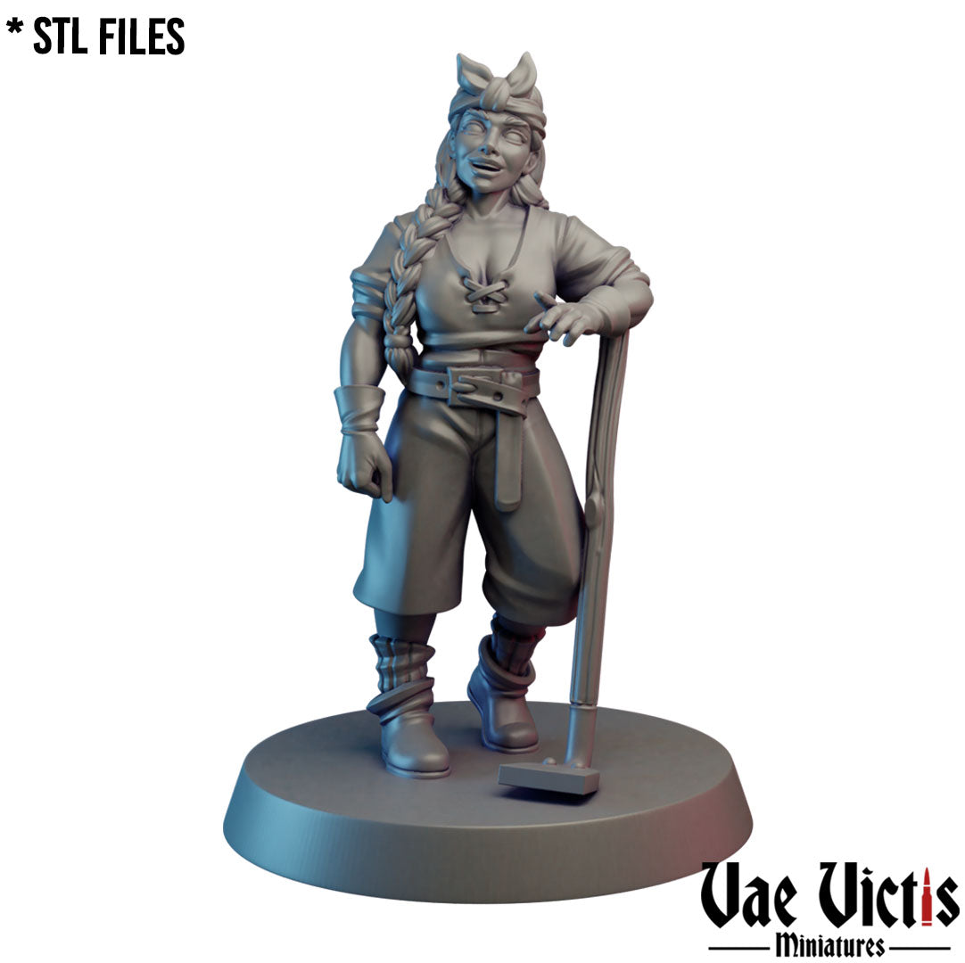 Farm Lady by Vae Victis Miniatures