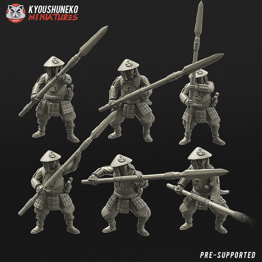 Japanese Ashigaru Spearmen