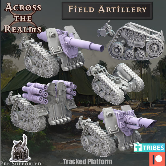 Tracked Field Artillery & Crew (Pin Up Corps) by Across the Realms
