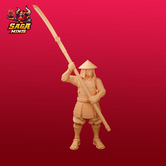 Ashigaru with Naginata by Saga Miniatures