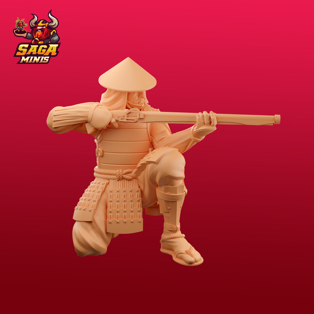 Ashigaru Riflemen by Saga Miniatures