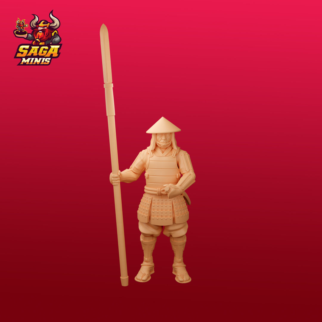 Ashigaru Spearmen by Saga Miniatures