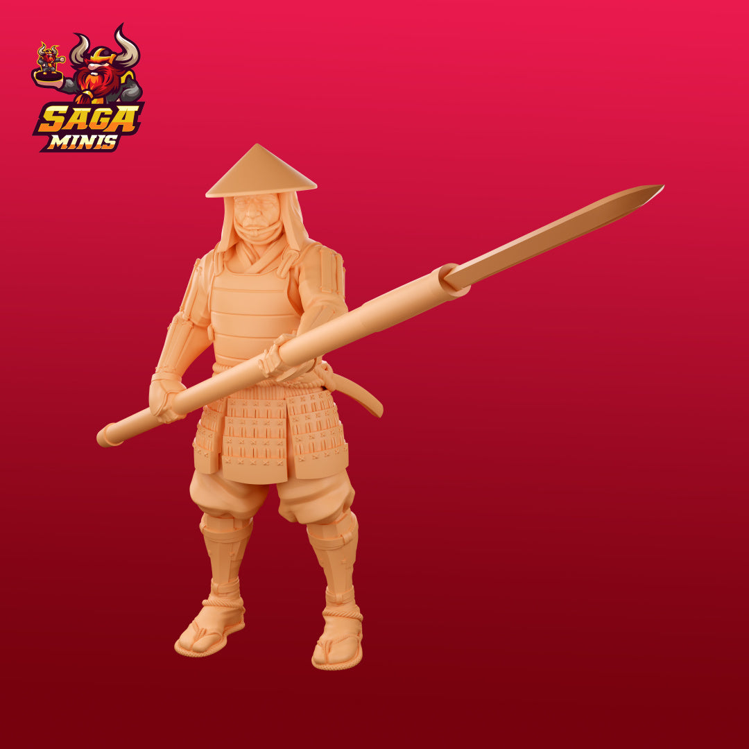 Ashigaru Spearmen by Saga Miniatures